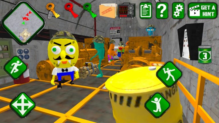 Sponge Area 51. Neighbor Alien для Android — скриншот 5