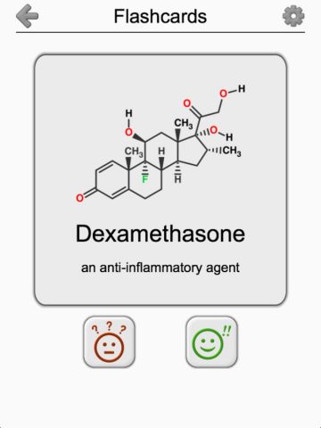 Стероиды — Химические формулы для iOS — скриншот 1