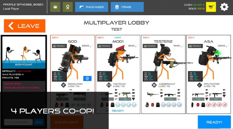 Stick Warfare: Blood Strike для Android — скриншот 1