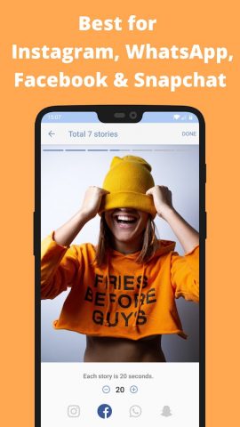 Story Cutter: Длинное видео для Android — скриншот 2