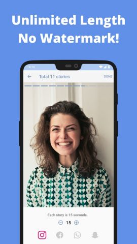 Story Cutter: Длинное видео для Android — скриншот 3