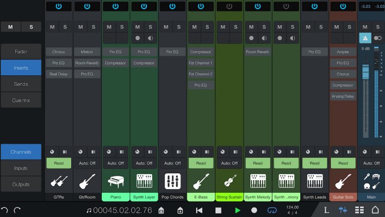 Fender Studio Pro Remote для Android — скриншот 4