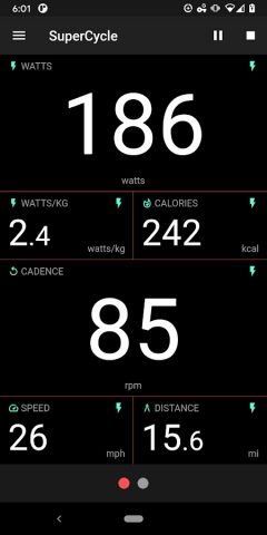 SuperCycle Велокомпьютер для Android — скриншот 2