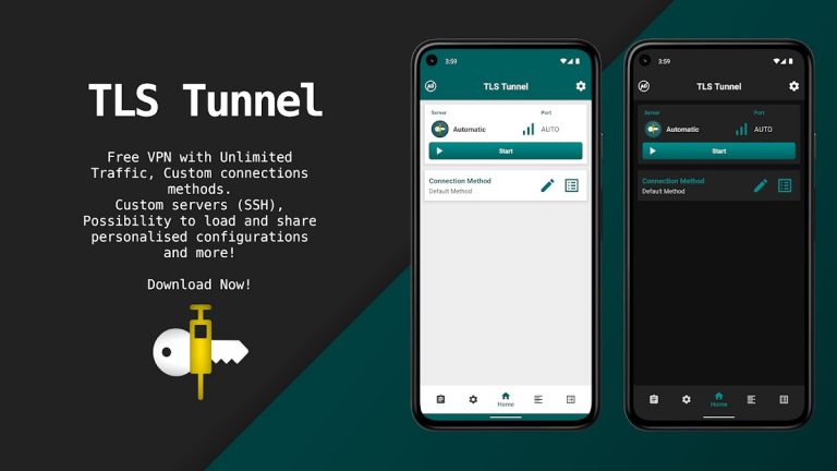 TLS Tunnel — Безлимитный VPN для Android — скриншот 1