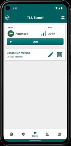 TLS Tunnel — Безлимитный VPN для Android — скриншот 2