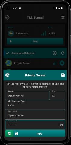 TLS Tunnel — Безлимитный VPN для Android — скриншот 5