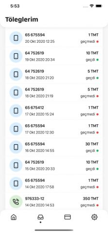 TMCELL Töleg для iOS — скриншот 2