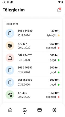 TMCELL Töleg для Android — скриншот 4