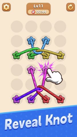 Tangle Go 3D: Развязать Yзел для Android — скриншот 1
