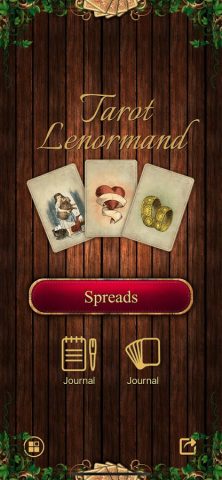Таро мадам Ленорман для Android — скриншот 1