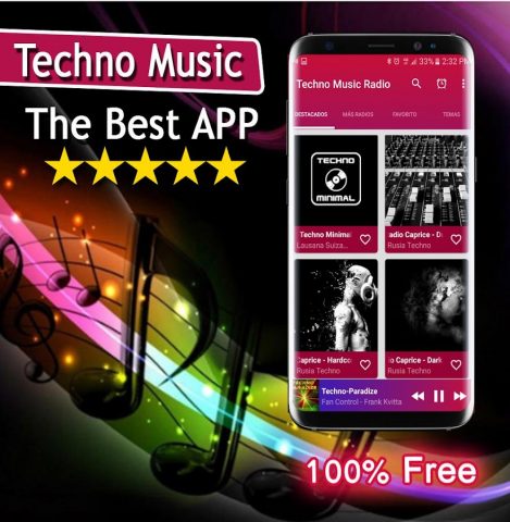 Techno Music Radio для Android — скриншот 3