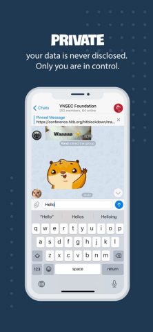 Tele Messenger Chat Secure — скриншот 4