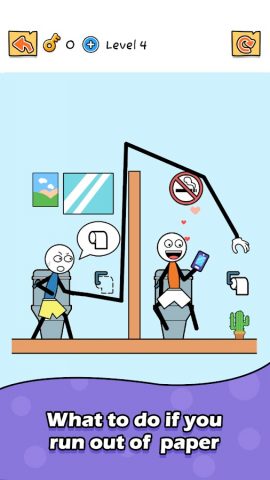 Thief Puzzle:Stick Hero Rescue для Android — скриншот 1