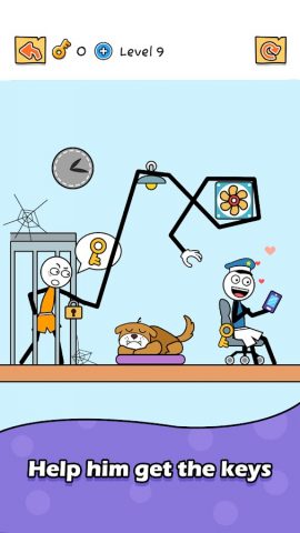 Thief Puzzle:Stick Hero Rescue для Android — скриншот 3