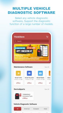 ThinkCar pro для Android — скриншот 2