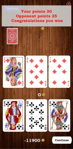 Три палки (Карточная игра) для Android — скриншот 2