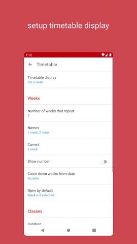 Расписание для студентов для Android — скриншот 3
