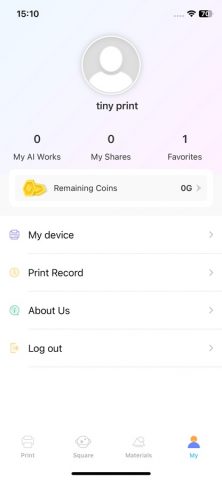 Tiny Print для iOS — скриншот 4