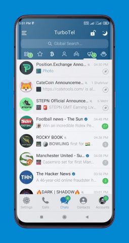 TurboTel Pro для Android — скриншот 1