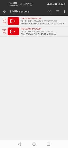 Turkey VPN — TR VPN для Android — скриншот 2
