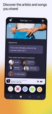 Turn Up: Music, Dating & Chat для Android — скриншот 3