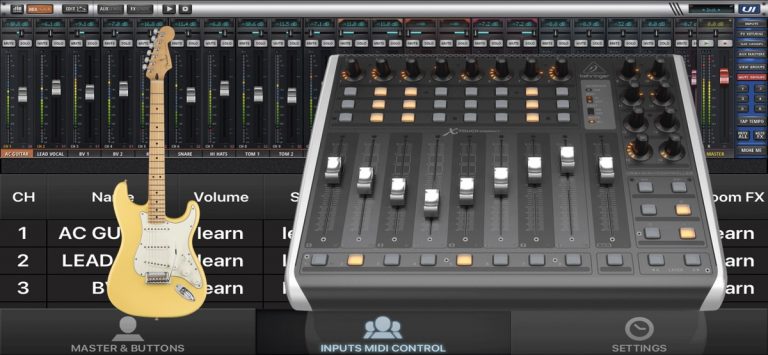 Ui MIDI mixer для iOS — скриншот 3
