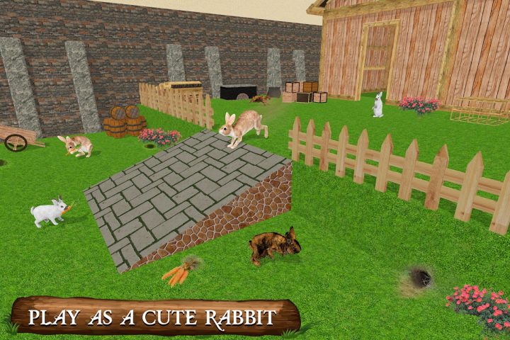 Ultimate Rabbit Simulator 3D для Android — скриншот 1
