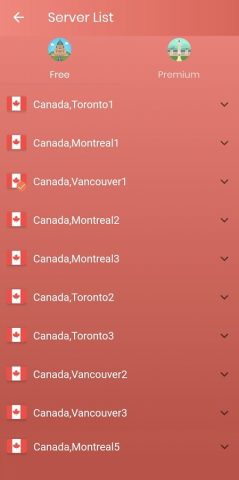 VPN Canada — Fast Secure VPN для Android — скриншот 5