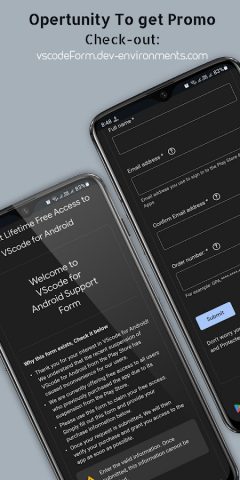 VScode for Android для Android — скриншот 1