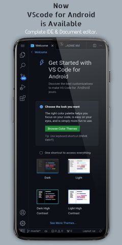 VScode for Android для Android — скриншот 2