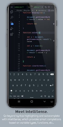 VScode for Android для Android — скриншот 3