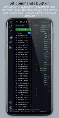 VScode for Android для Android — скриншот 4