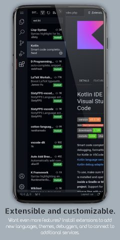 VScode for Android для Android — скриншот 5