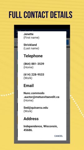 Vcf File Contact Import для Android — скриншот 3