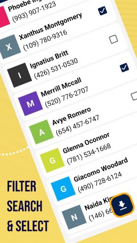 Vcf File Contact Import для Android — скриншот 4
