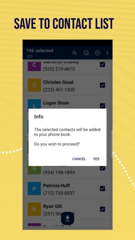 Vcf File Contact Import для Android — скриншот 5