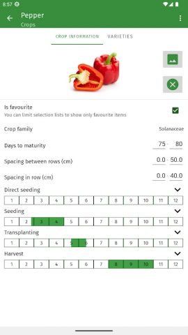 Планировщик огорода для Android — скриншот 5