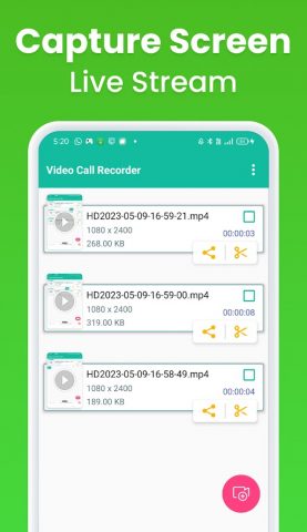 Video Call — Screen Recorder для Android — скриншот 2
