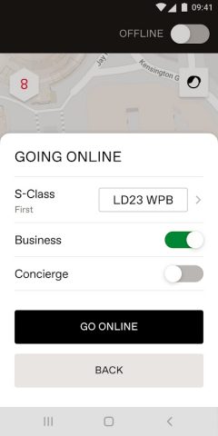 Wheely для водителей для Android — скриншот 3