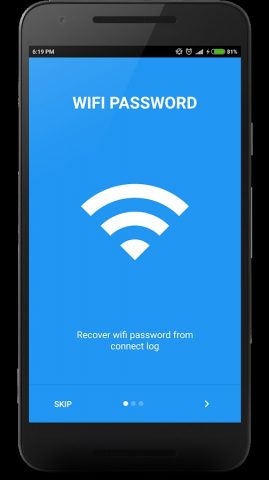 Восстановление Wi-Fi Пароль для Android — скриншот 1