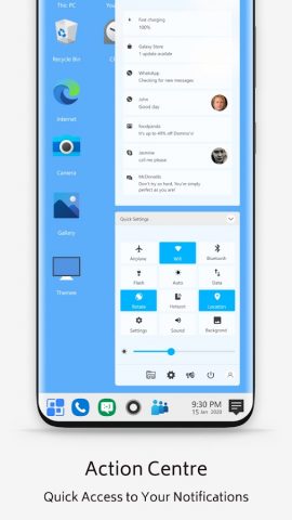 Win 10 theme for launcher для Android — скриншот 2