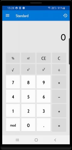 Windows Calculator для Android — скриншот 1