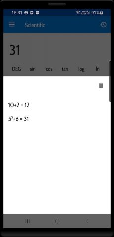 Windows Calculator для Android — скриншот 5
