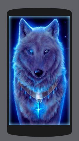 Волк живые обои 4K для Android — скриншот 2