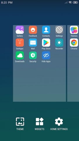 X Launcher для Android — скриншот 4