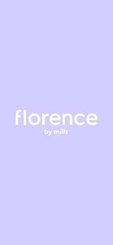 florence by mills для iOS — скриншот 1
