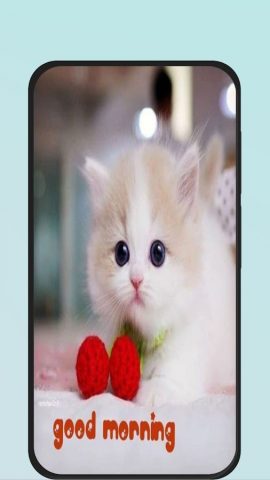 Good Morning Cat для Android — скриншот 1
