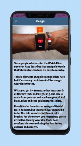 huawei watch fit guide для Android — скриншот 1