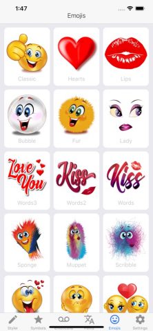 i2Symbol Emoji для iOS — скриншот 2