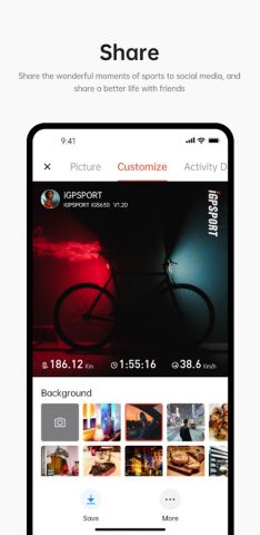 iGPSPORT Ride для Android — скриншот 5